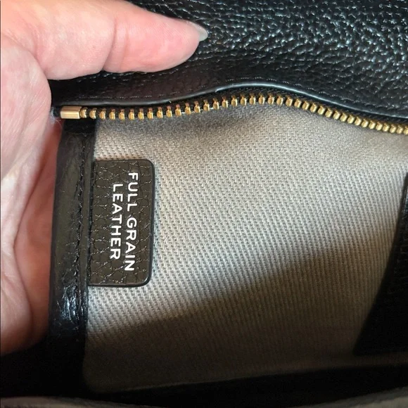 Marc Jacobs Black Leather The Tote Bag - Sz Small - Picture 5 of 14